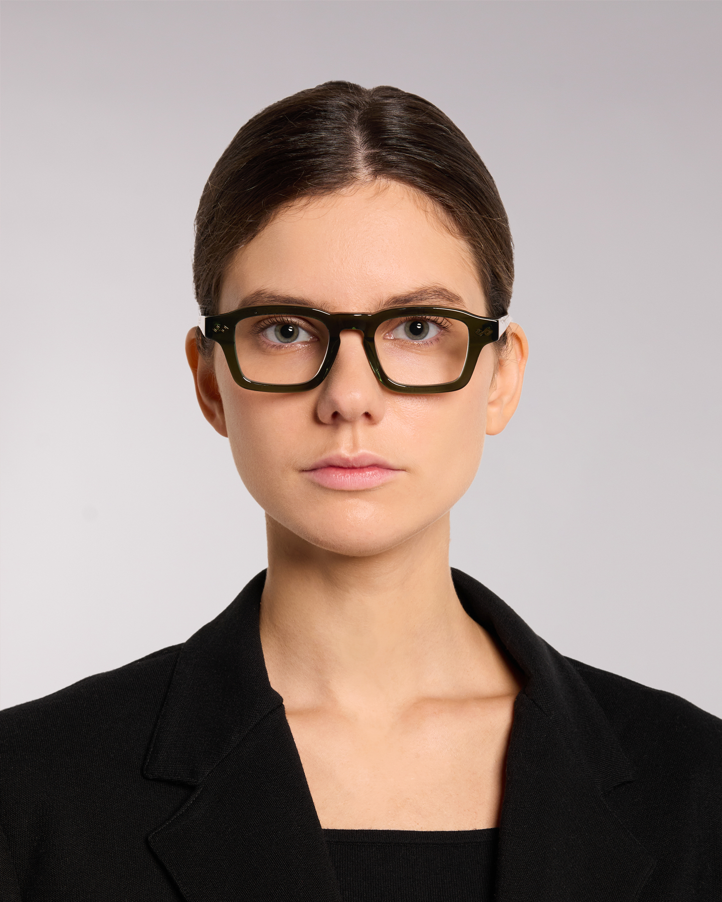 Nora - Olive Eyeglasses